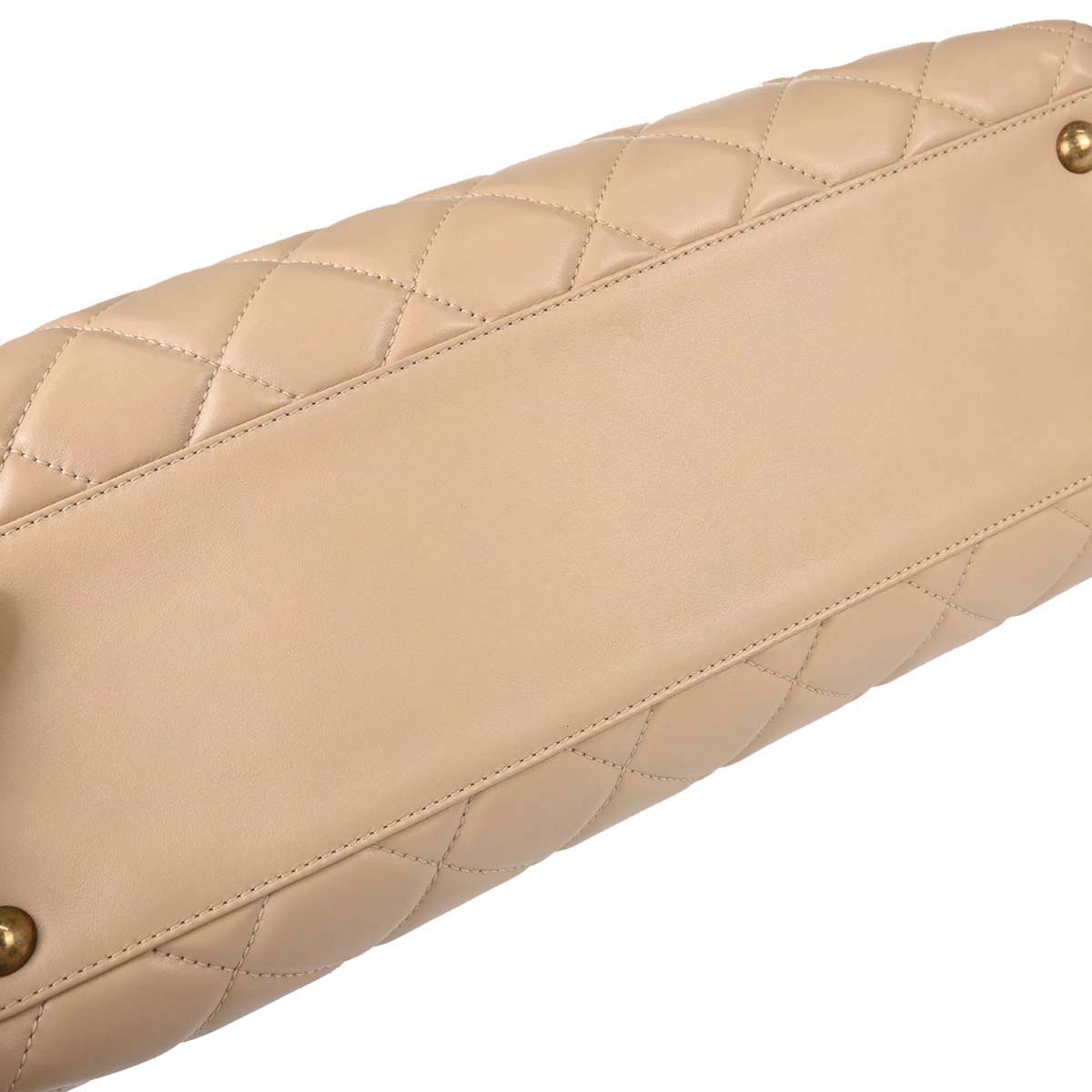 Chanel 2012-2013 Beige Lambskin Portobello 2way Shoulder Handbag