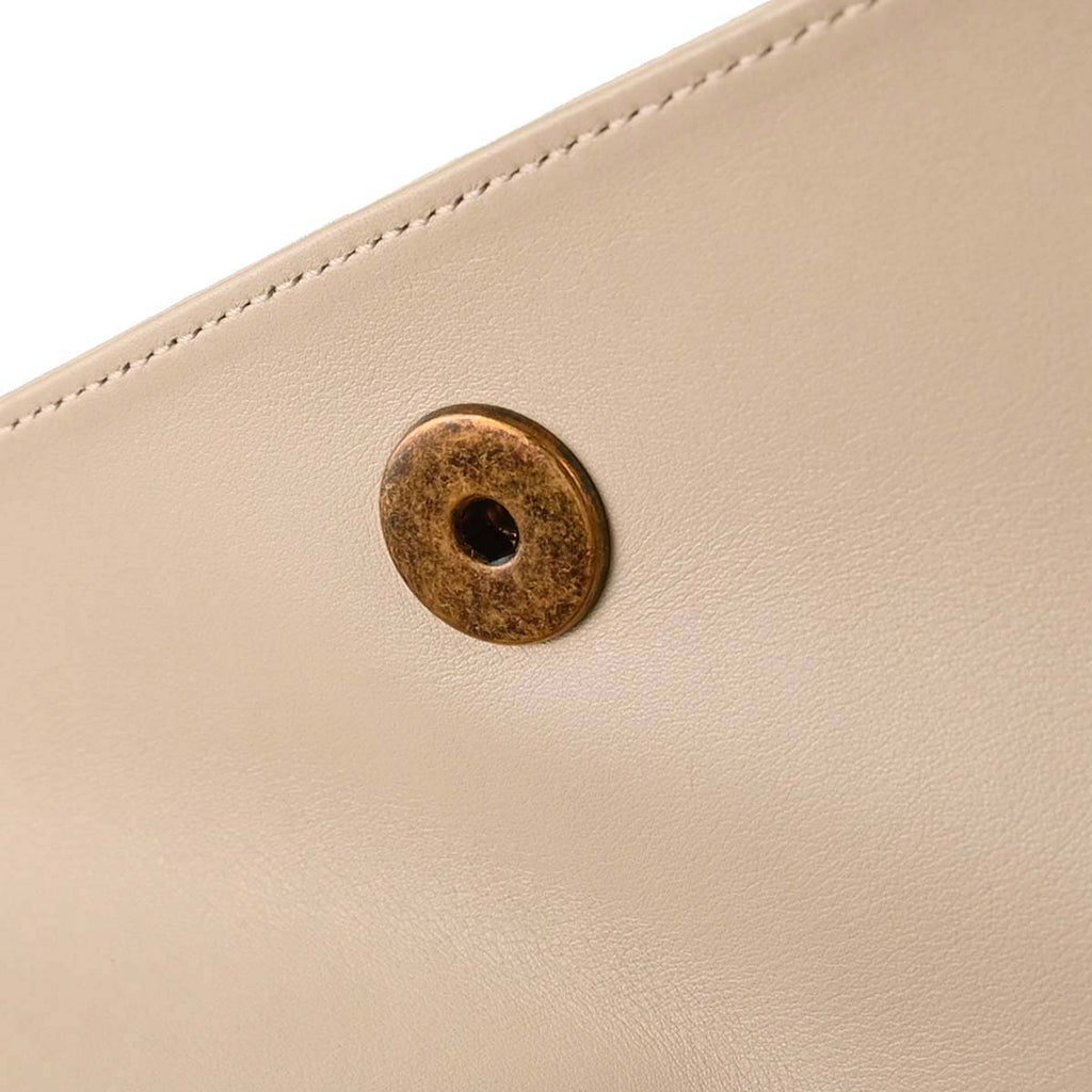 Chanel 2012-2013 Beige Lambskin Portobello 2way Shoulder Handbag