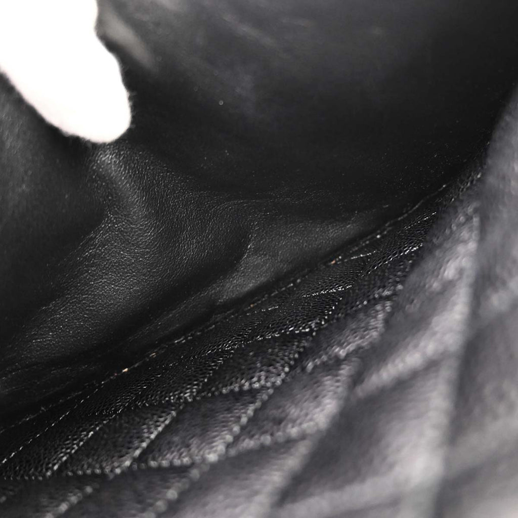 Chanel 2014 Black Caviar Skin Grand Shopping Tote GST Chain Handbag
