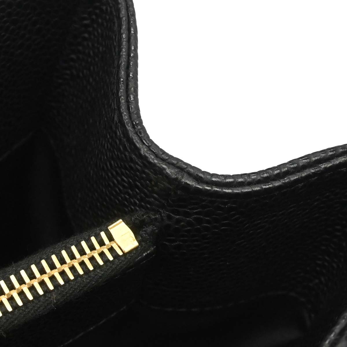 Chanel 2013-2014 Black Caviar Skin Grand Shopping Tote GST Chain Handbag