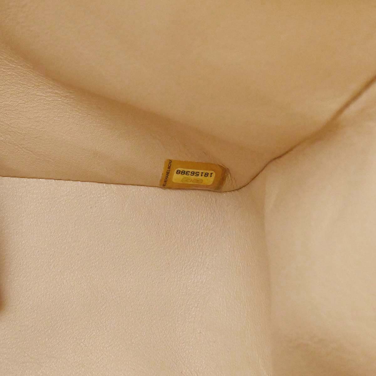 Chanel 2013-2014 Beige Caviar Skin Jumbo Classic Double Flap Shoulder Bag