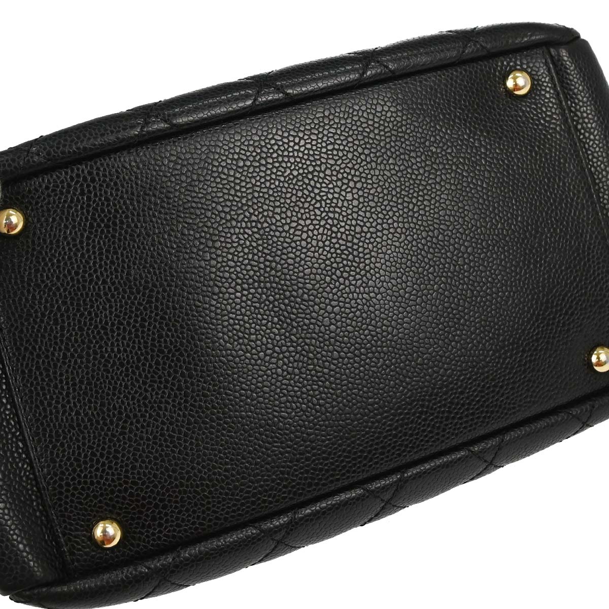 Chanel 2011 Black Caviar Skin Petite Timeless Tote PTT Chain Handbag
