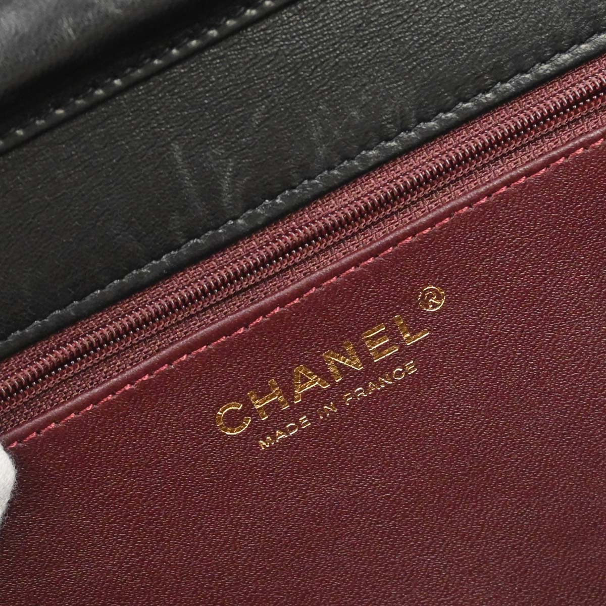 Chanel 2010-2011 Black Lambskin Turnlock Medium Half Flap Shoulder Bag