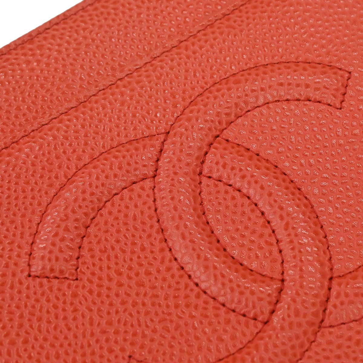 Chanel 2012-2013 Red Caviar Skin Timeless WOC Wallet on Chain Shoulder Bag
