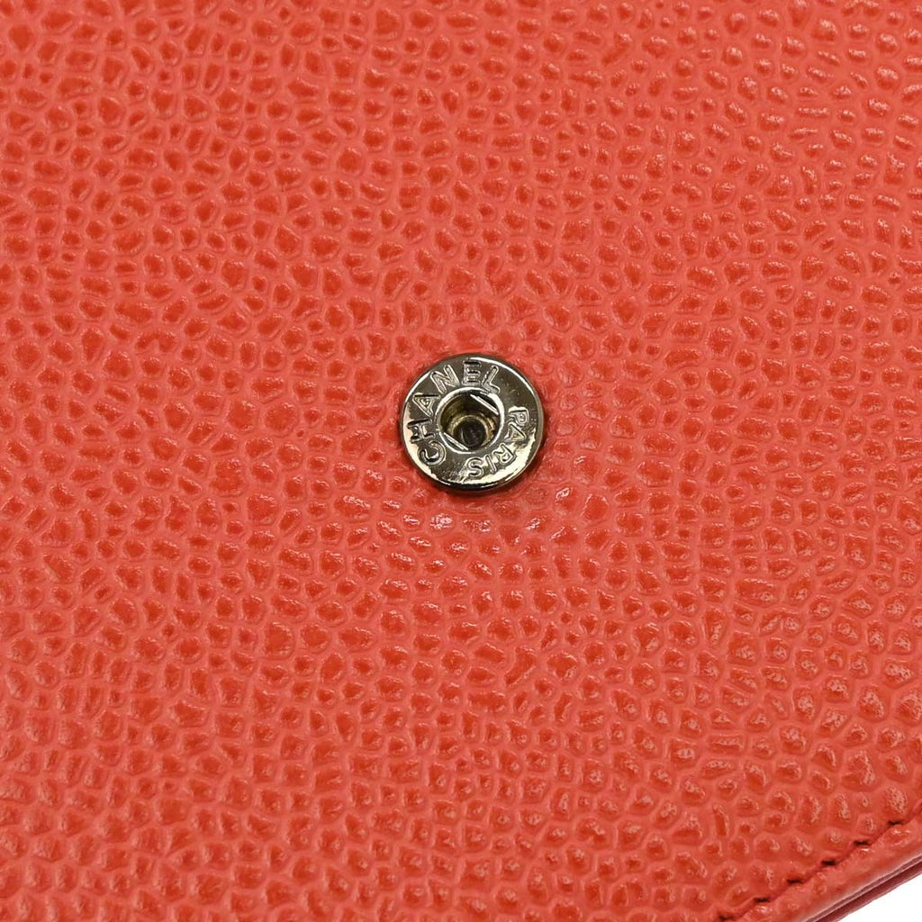 Chanel 2012-2013 Red Caviar Skin Timeless WOC Wallet on Chain Shoulder Bag