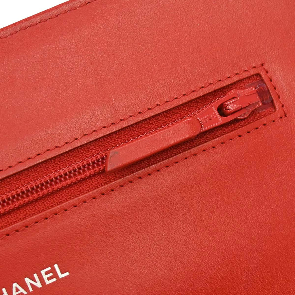 Chanel 2012-2013 Red Caviar Skin Timeless WOC Wallet on Chain Shoulder Bag