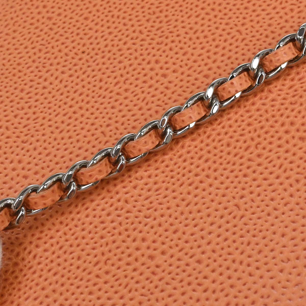 Chanel 2012-2013 Orange Caviar Skin Timeless WOC Wallet on Chain Shoulder Bag
