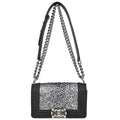 Boy Chanel * 2014 Silver Python Small Chain Shoulder Bag