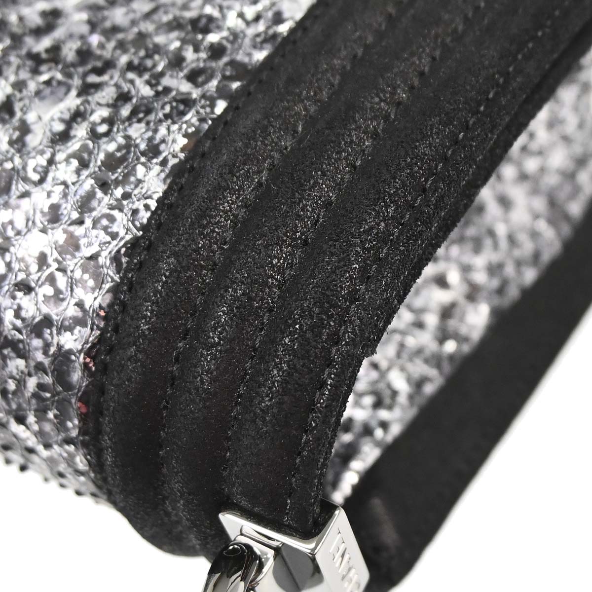 Boy Chanel * 2014 Silver Python Small Chain Shoulder Bag