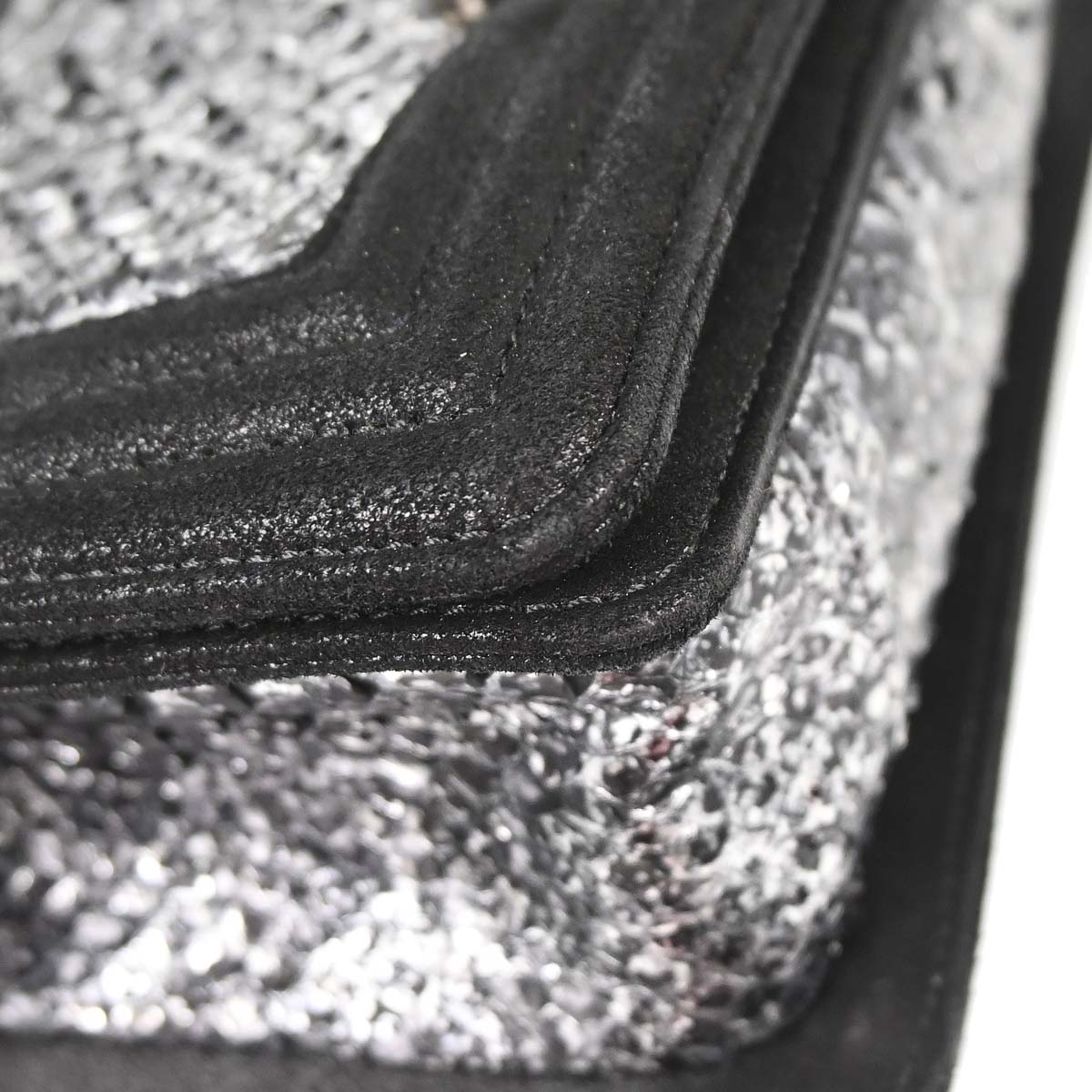 Boy Chanel * 2014 Silver Python Small Chain Shoulder Bag