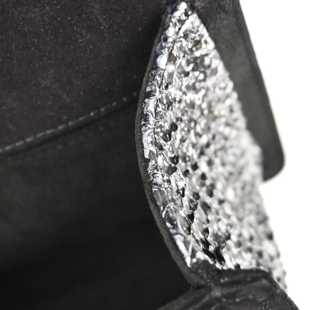 Boy Chanel * 2014 Silver Python Small Chain Shoulder Bag