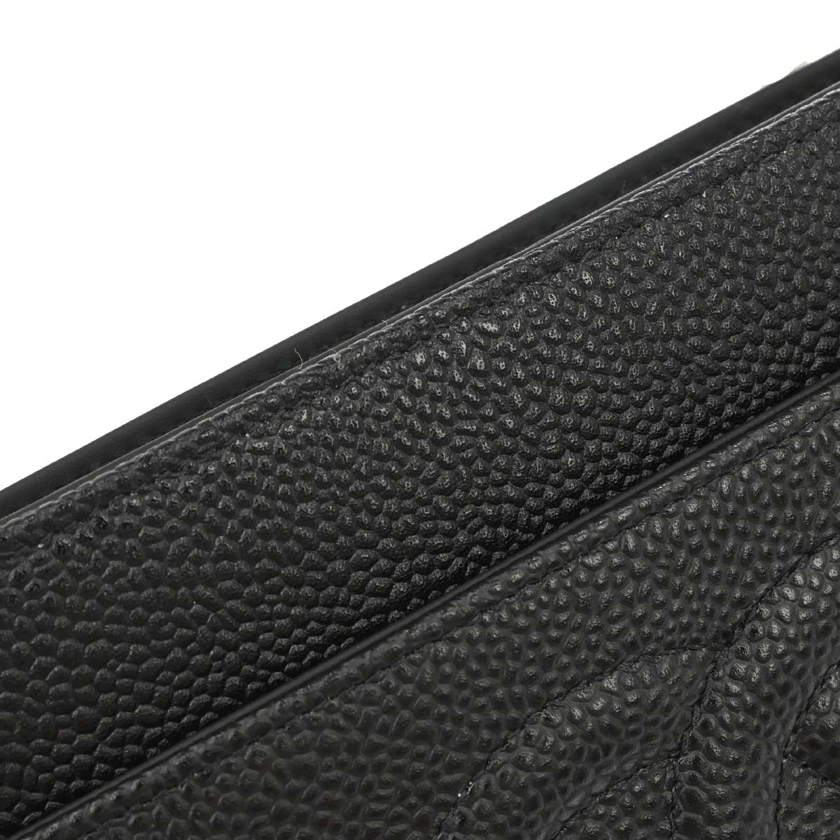 Chanel 2014 Black Caviar Skin Timeless WOC Wallet on Chain Shoulder Bag