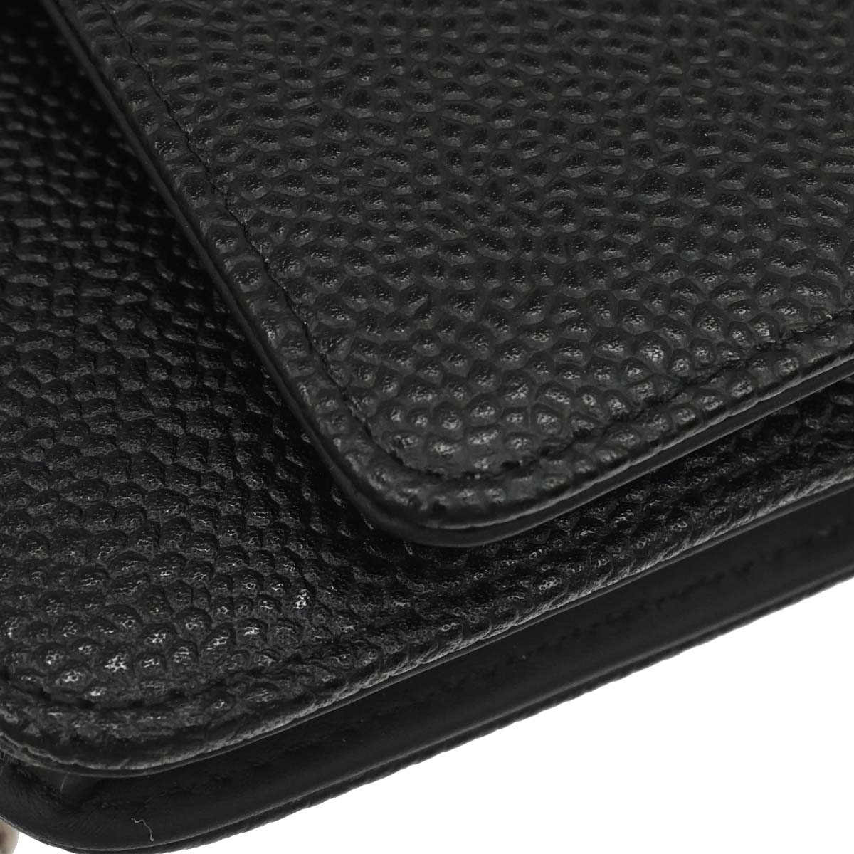Chanel 2014 Black Caviar Skin Timeless WOC Wallet on Chain Shoulder Bag
