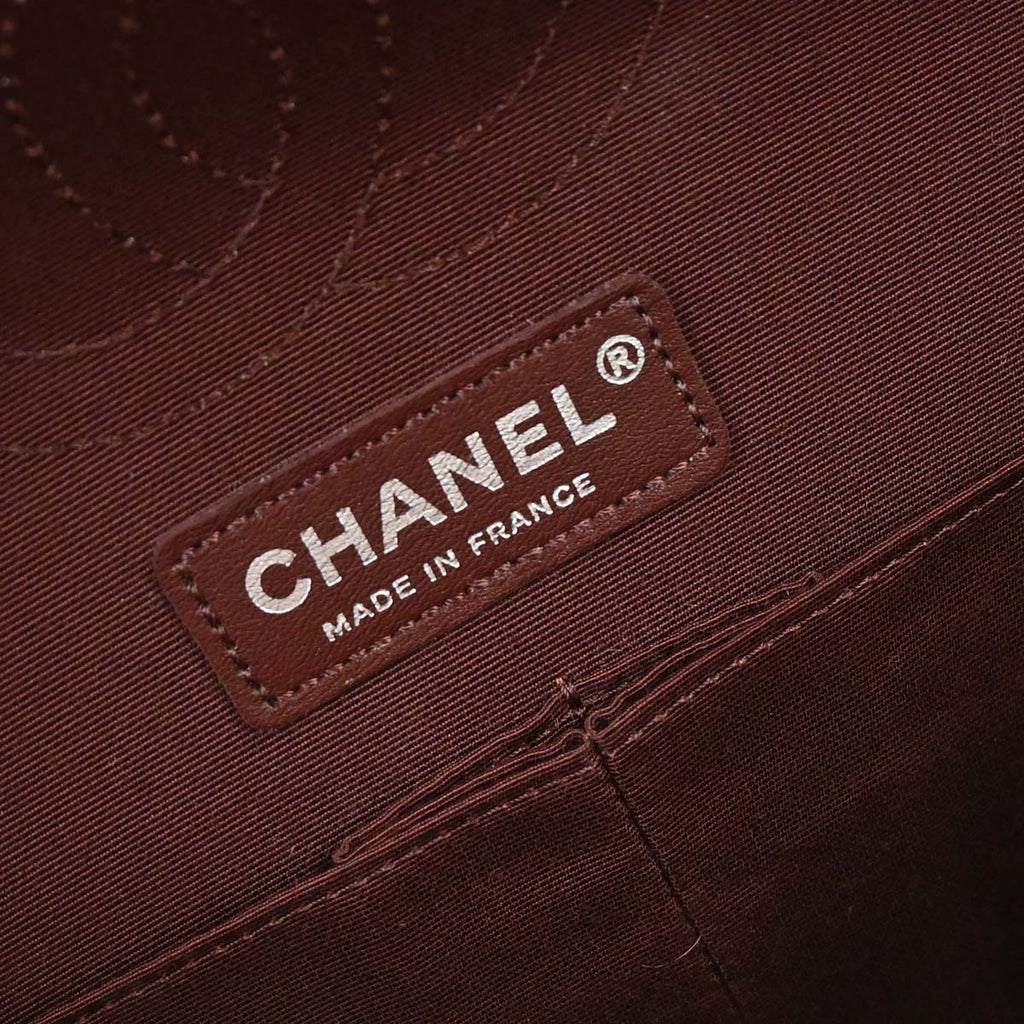 Chanel 2014-2015 Pink Tweed Medium Classic Double Flap Handbag
