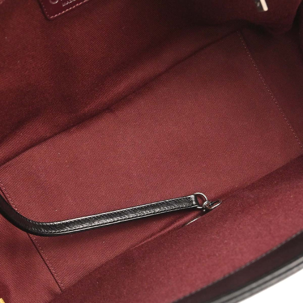 Chanel 2015-2016 Black Calfskin Accordion Flap Shoulder Bag