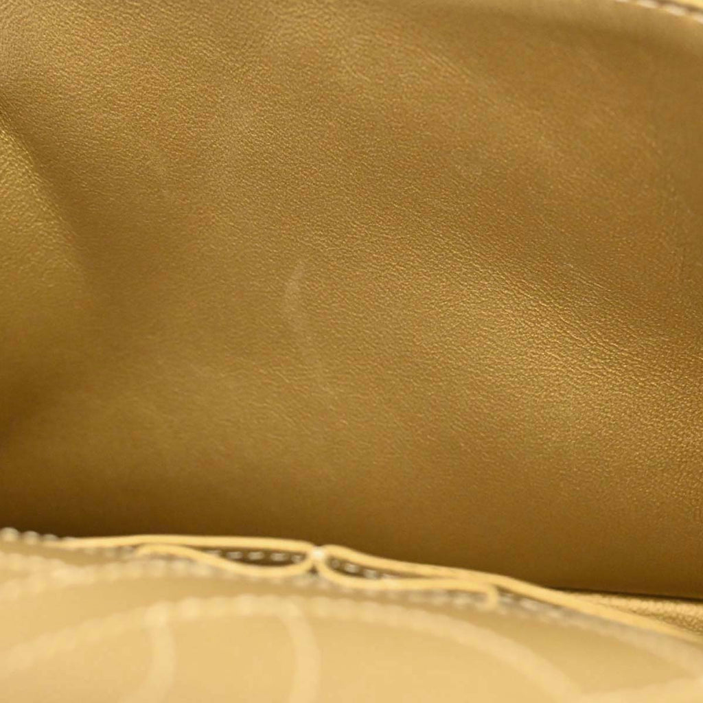 Chanel 2014 Gold Calfskin 2.55 Double Flap Shoulder Bag