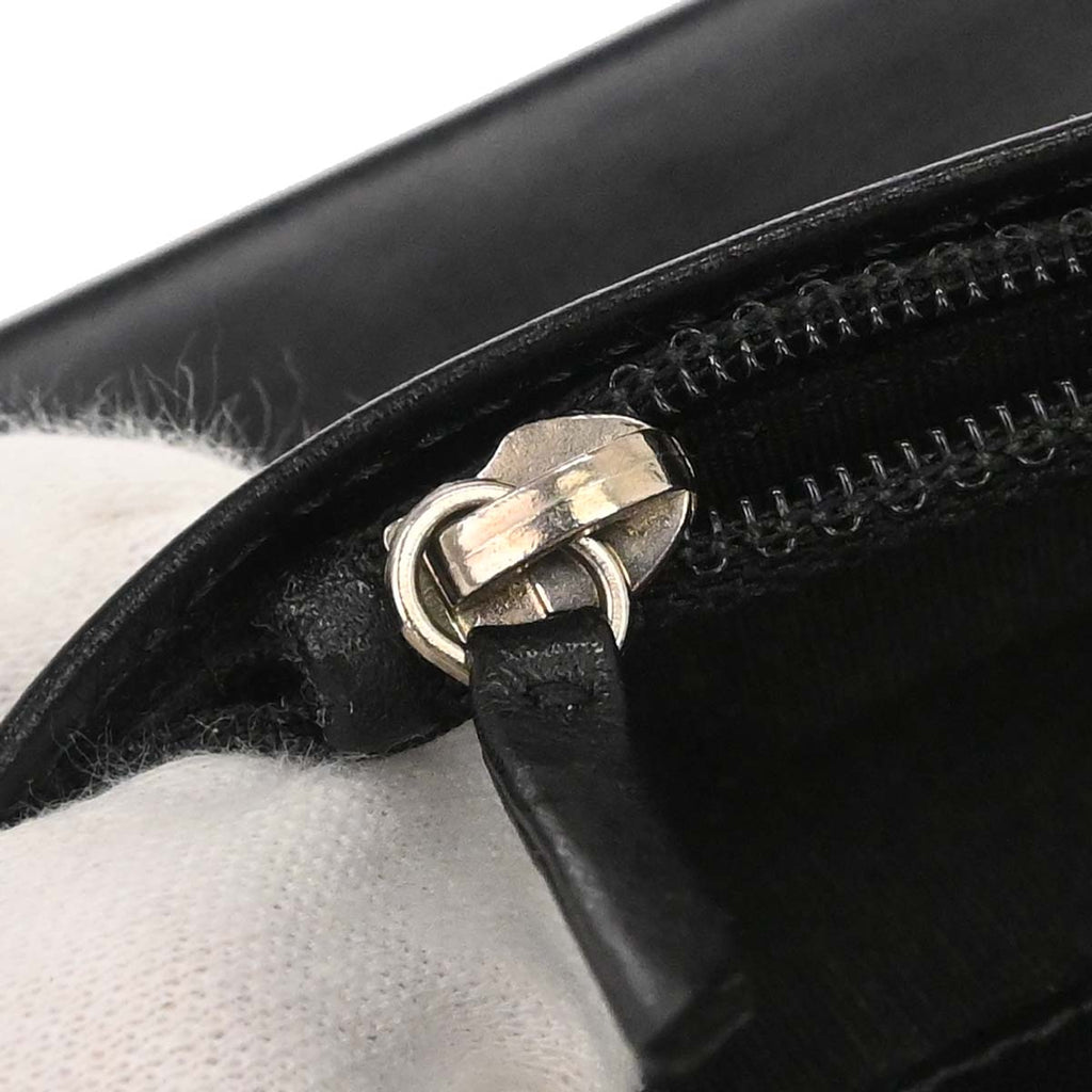 Chanel 2012 Black Caviar Skin Bifold Wallet