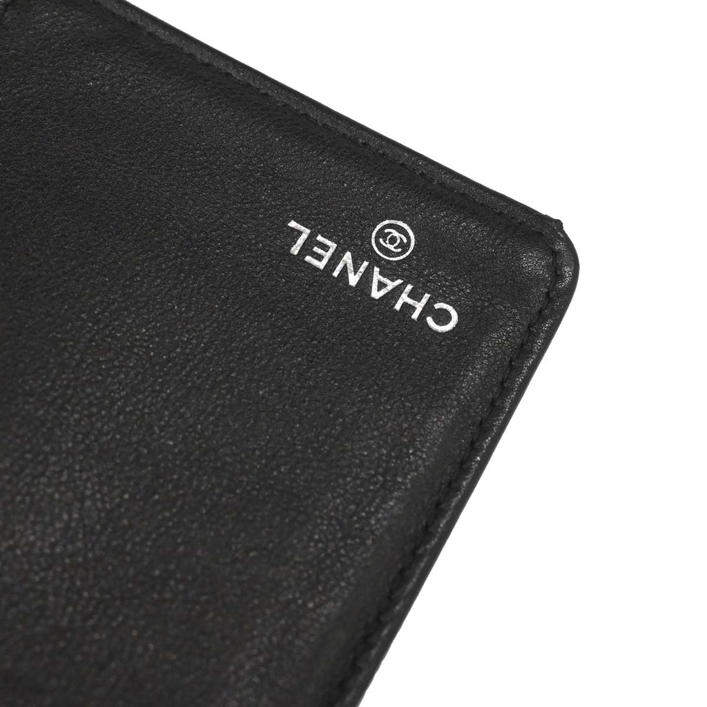 Chanel 2012 Black Caviar Skin Bifold Wallet
