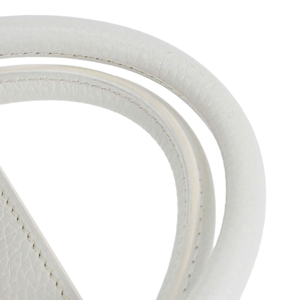 Hermes White Togo Birkin 30 Handbag