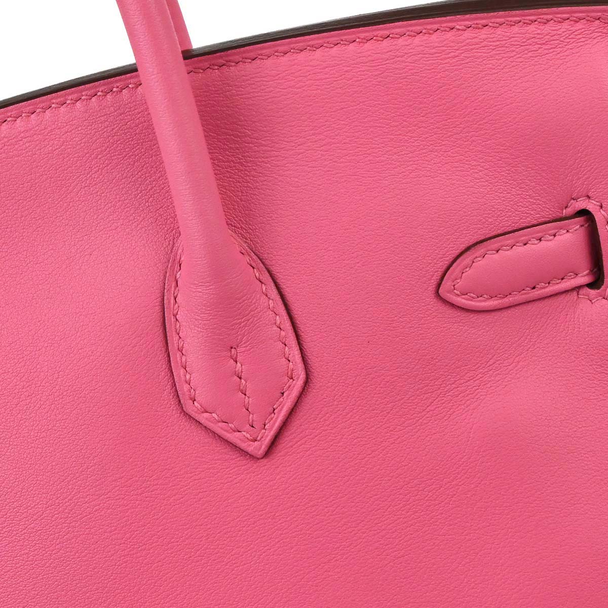 Hermes Rose Azalee Swift Birkin 25 Handbag