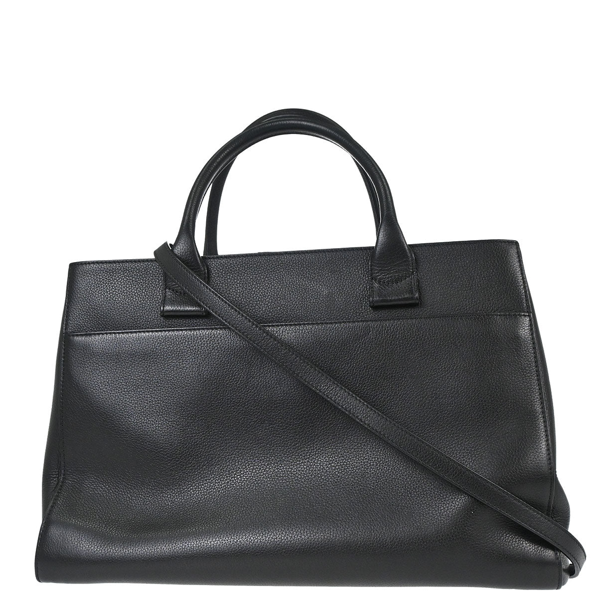 Chanel 2017 Black Calfskin Neo Executive Cerf 2way Shoulder Tote Bag