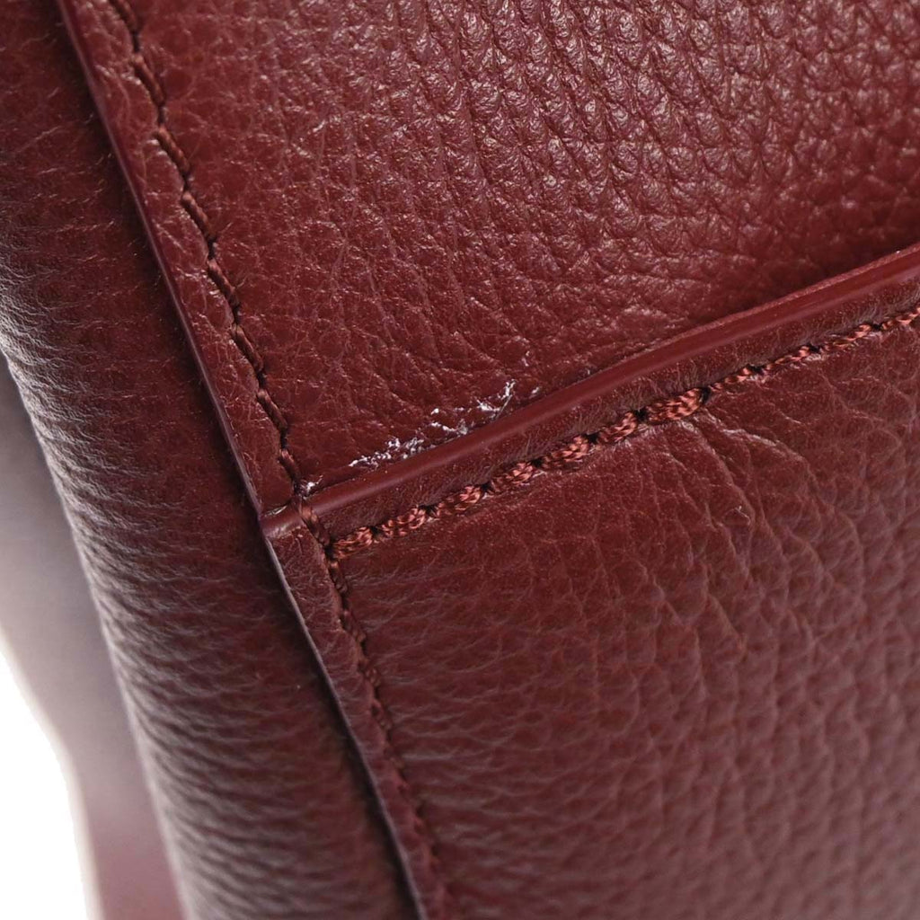 Chanel 2017 Bordeaux Calfskin Neo Executive Cerf Tote 2way Shoulder Handbag