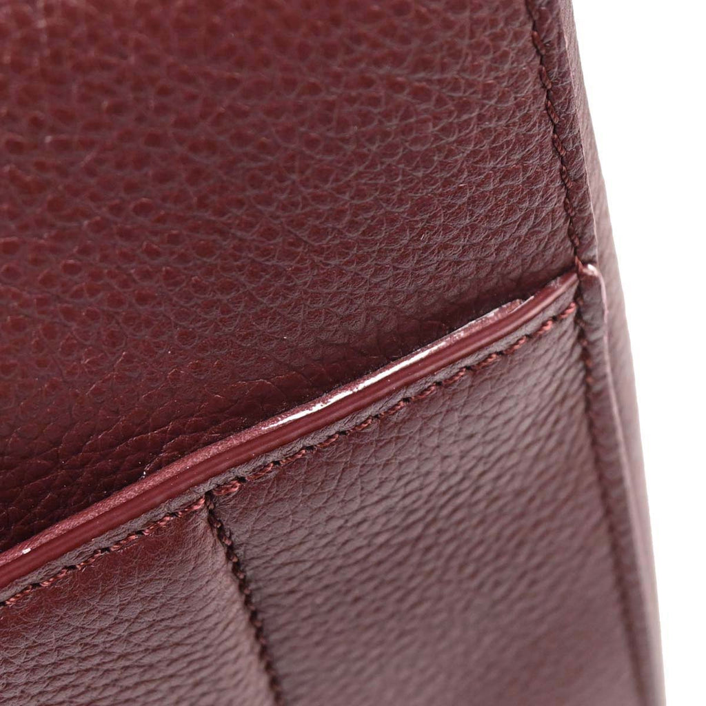 Chanel 2017 Bordeaux Calfskin Neo Executive Cerf Tote 2way Shoulder Handbag