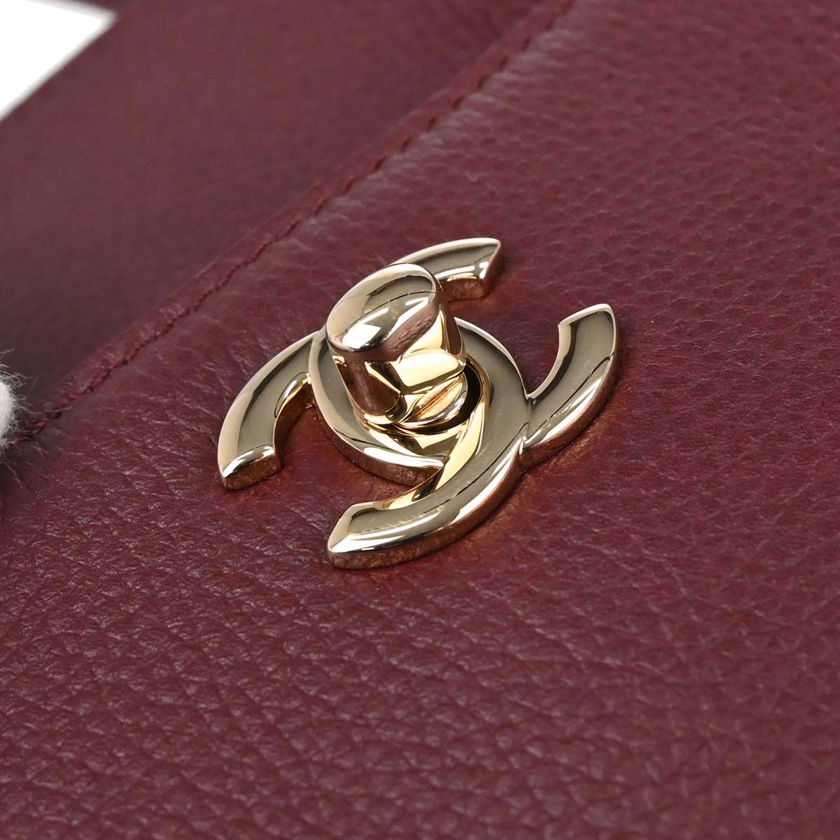 Chanel 2017 Bordeaux Calfskin Neo Executive Cerf Tote 2way Shoulder Handbag