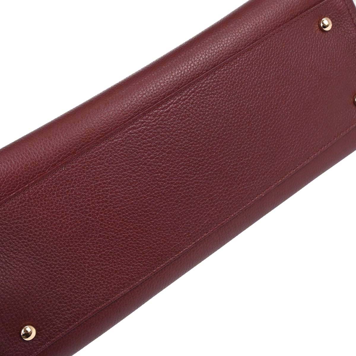 Chanel 2017 Bordeaux Calfskin Neo Executive Cerf Tote 2way Shoulder Handbag