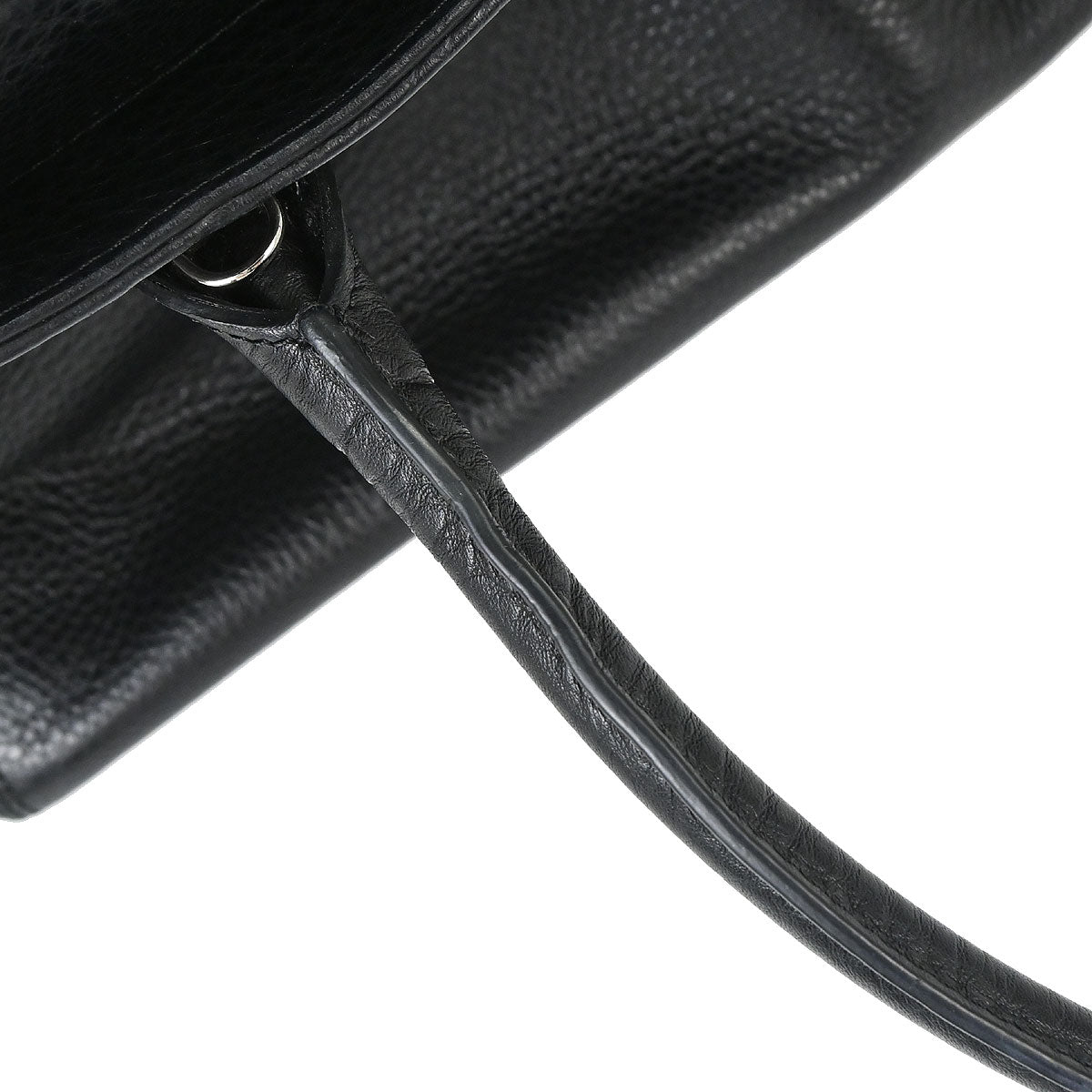 Chanel 2015-2016 Black Deerskin Executive Cerf 2way Shoulder Tote Bag