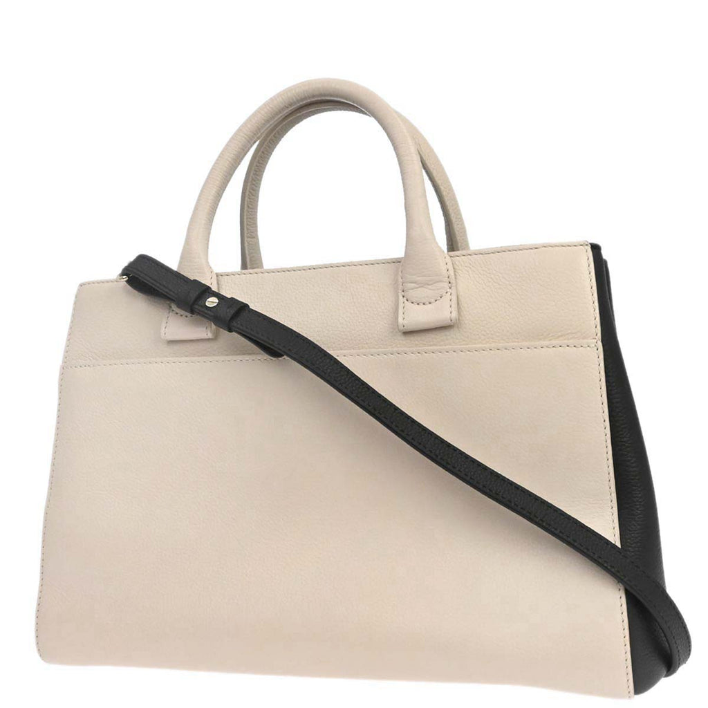 Chanel 2017-2018 Beige Calfskin Executive Cerf Tote 2way Shoulder Handbag