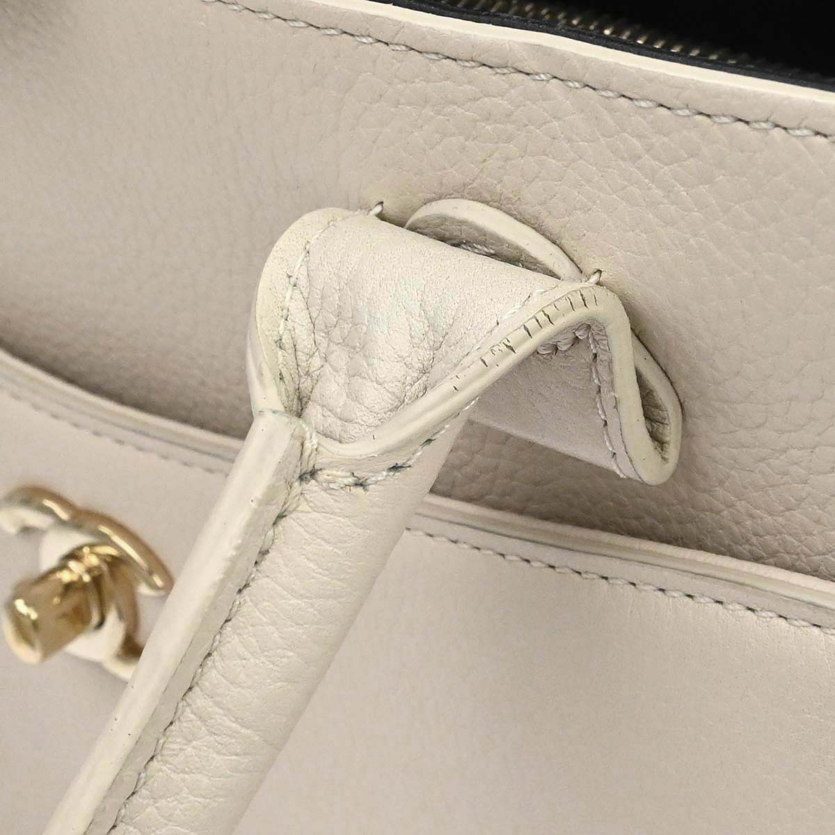 Chanel 2017-2018 Beige Calfskin Executive Cerf Tote 2way Shoulder Handbag
