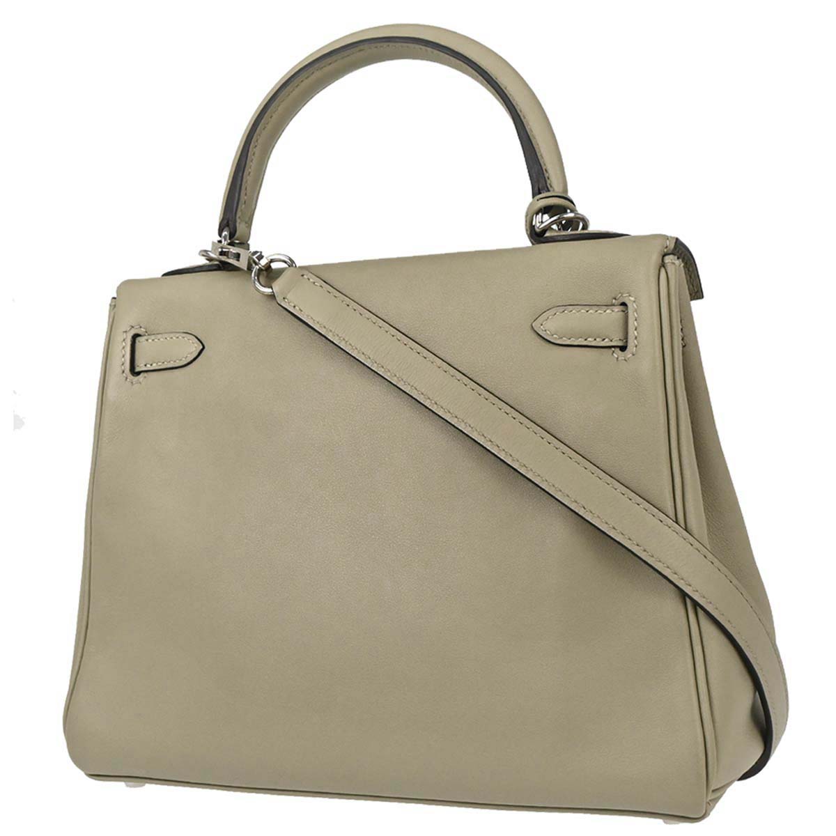 Hermes Sauge Swift Kelly 25 Retourne 2way Shoulder Handbag
