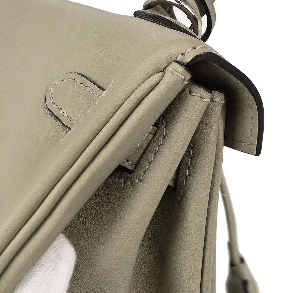 Hermes Sauge Swift Kelly 25 Retourne 2way Shoulder Handbag