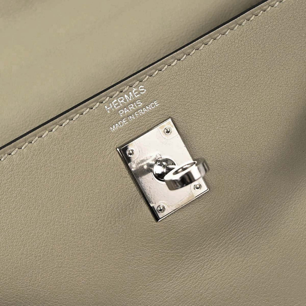 Hermes Sauge Swift Kelly 25 Retourne 2way Shoulder Handbag