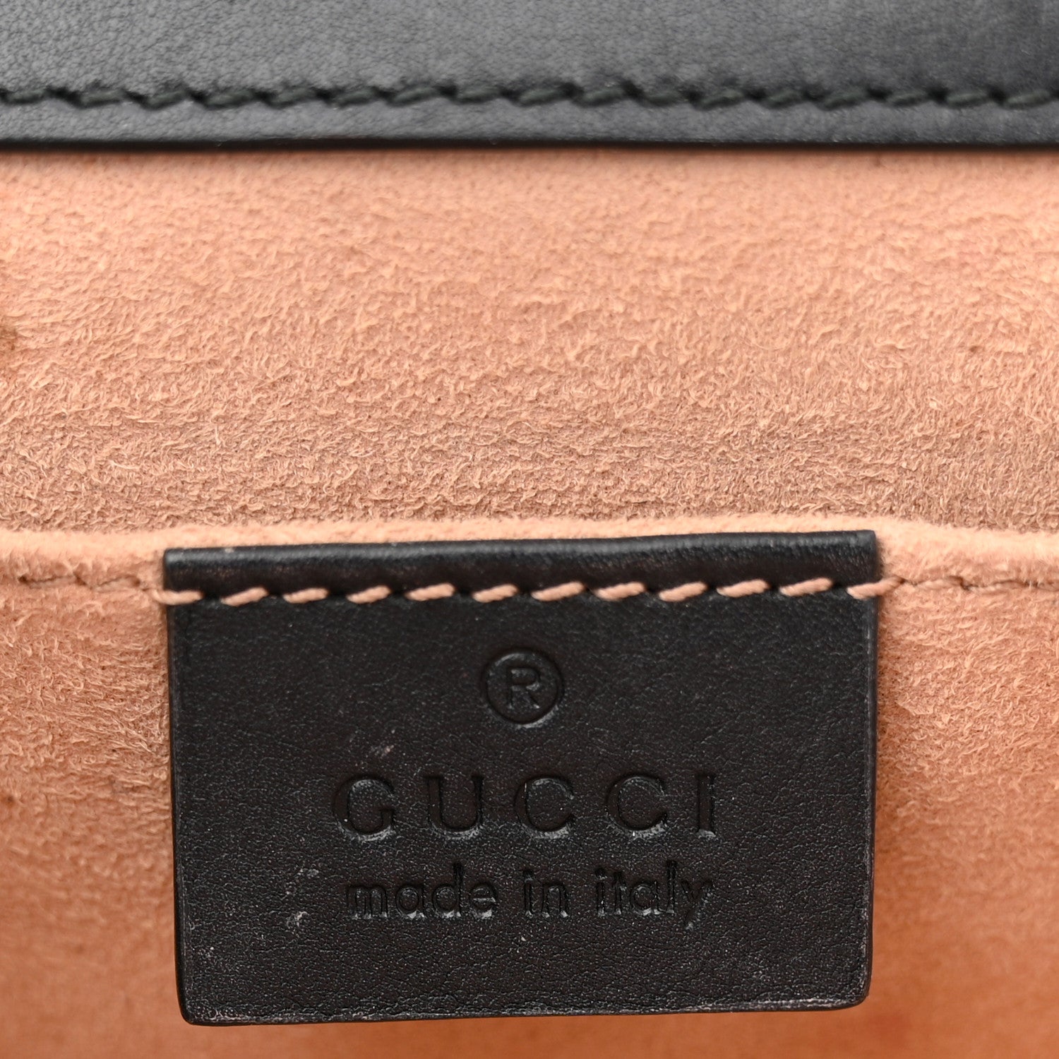 Gucci GG Supreme Monogram Bees Small Padlock Shoulder Bag Black