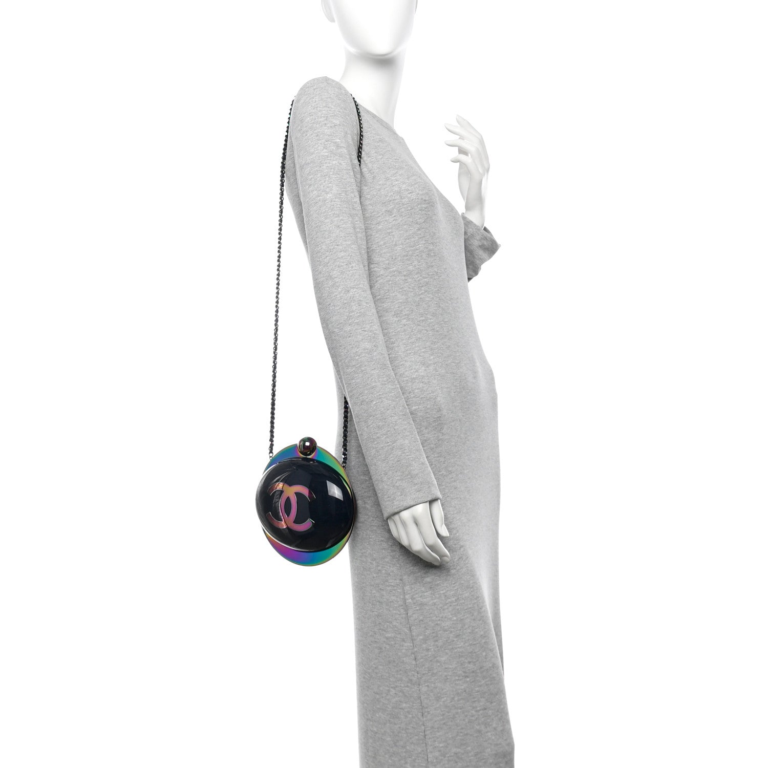 Chanel Resin CC Evening On The Moon Minaudiere Multicolor