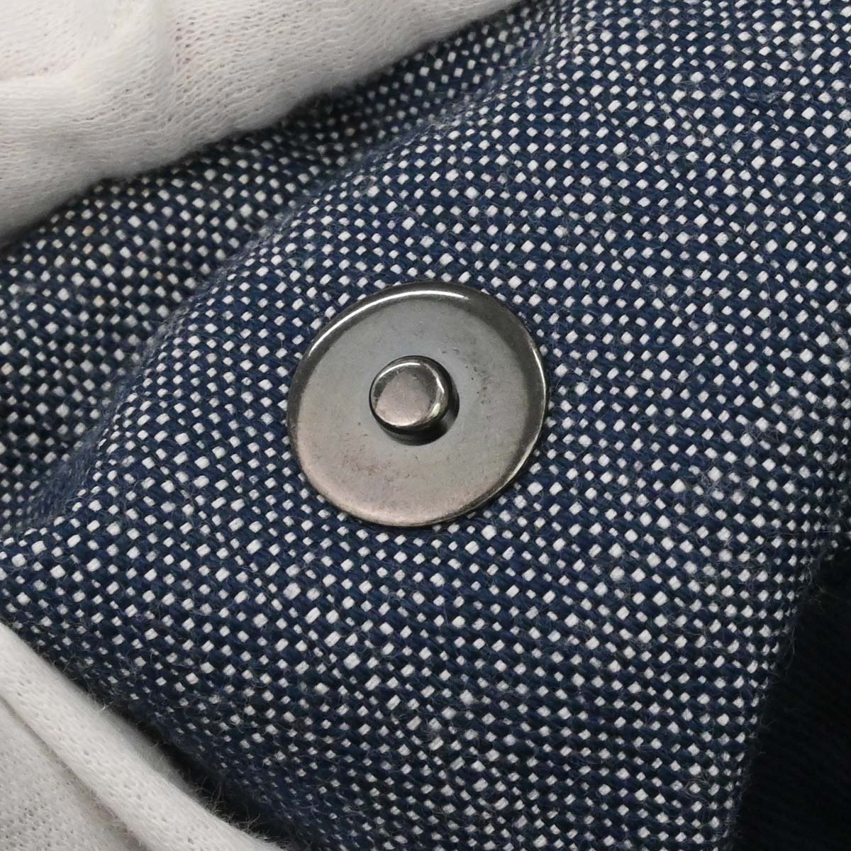 Chanel 2016-2017 Blue Quilted Denim Airlines Buckle 2way Shoulder Tote Handbag