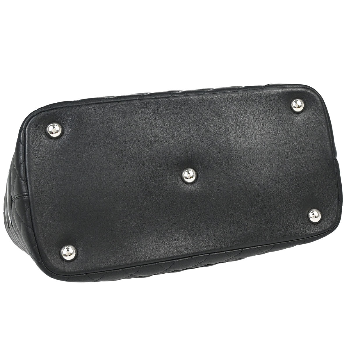 Chanel 2010-2011 Black Calfskin Cambon Ligne Tote Handbag