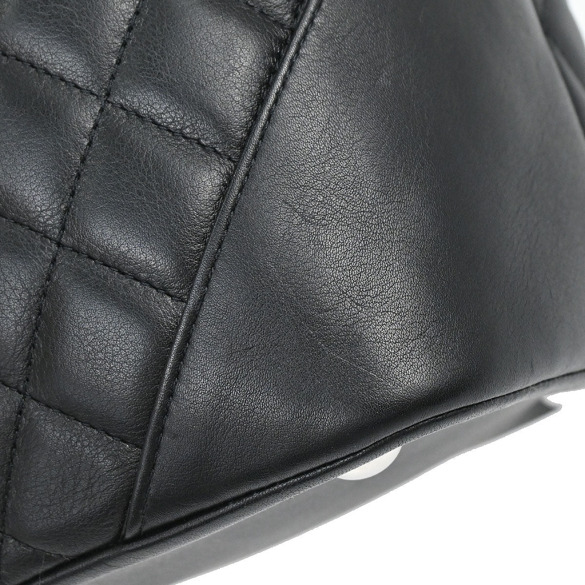 Chanel 2010-2011 Black Calfskin Cambon Ligne Tote Handbag