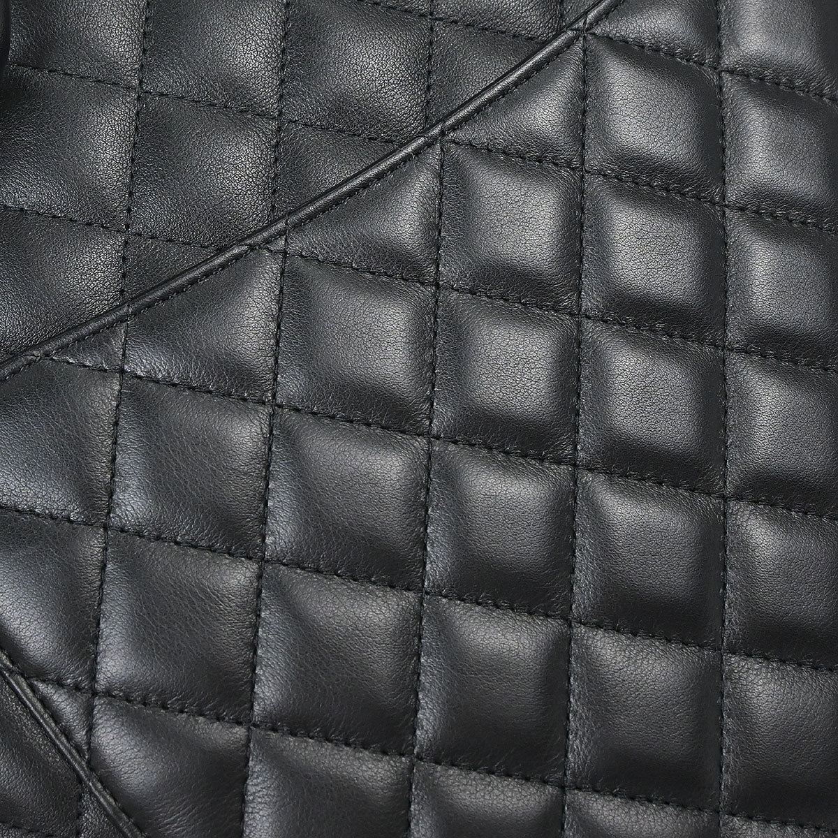 Chanel 2010-2011 Black Calfskin Cambon Ligne Tote Handbag