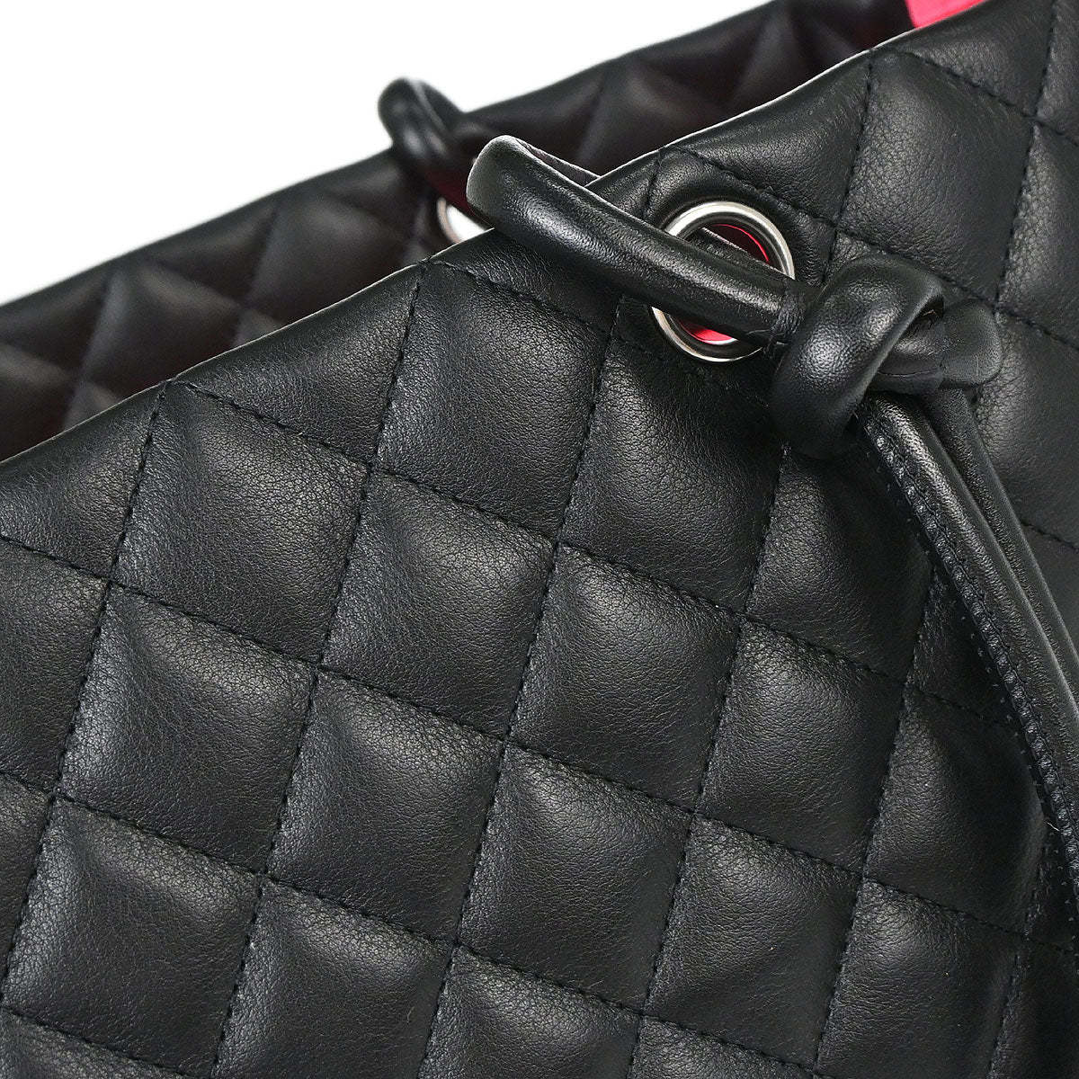 Chanel 2010-2011 Black Calfskin Cambon Ligne Tote Handbag