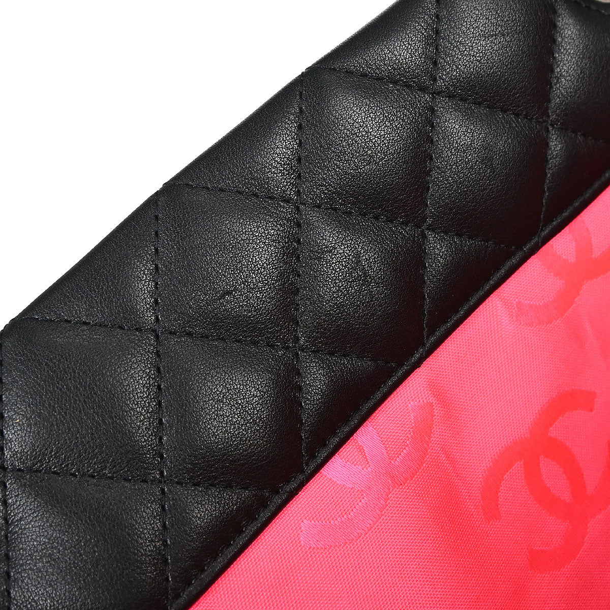 Chanel 2010-2011 Black Calfskin Cambon Ligne Tote Handbag