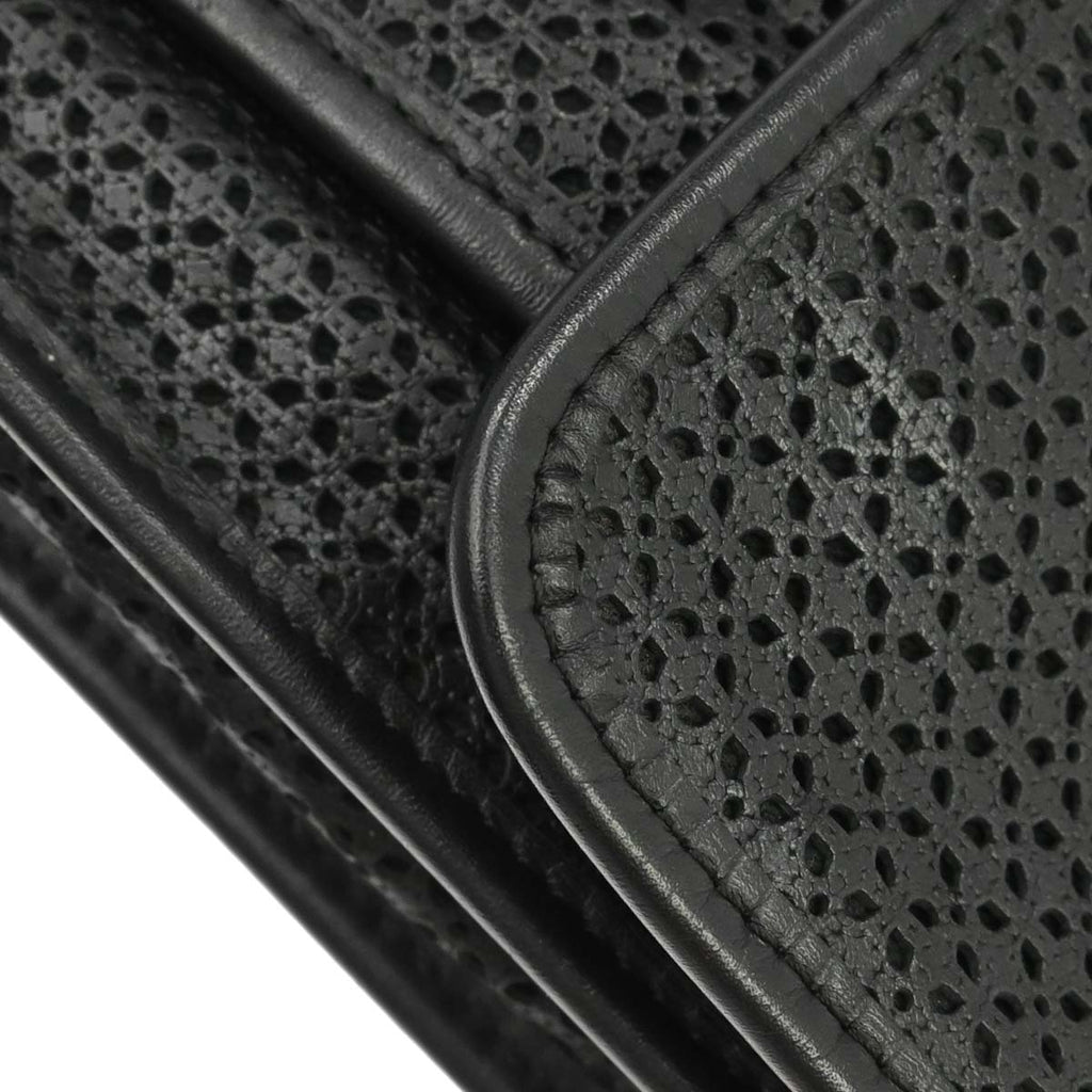 Chanel 2014-2015 Black Perforated Calfskin Up in the Air Shoulder Bag