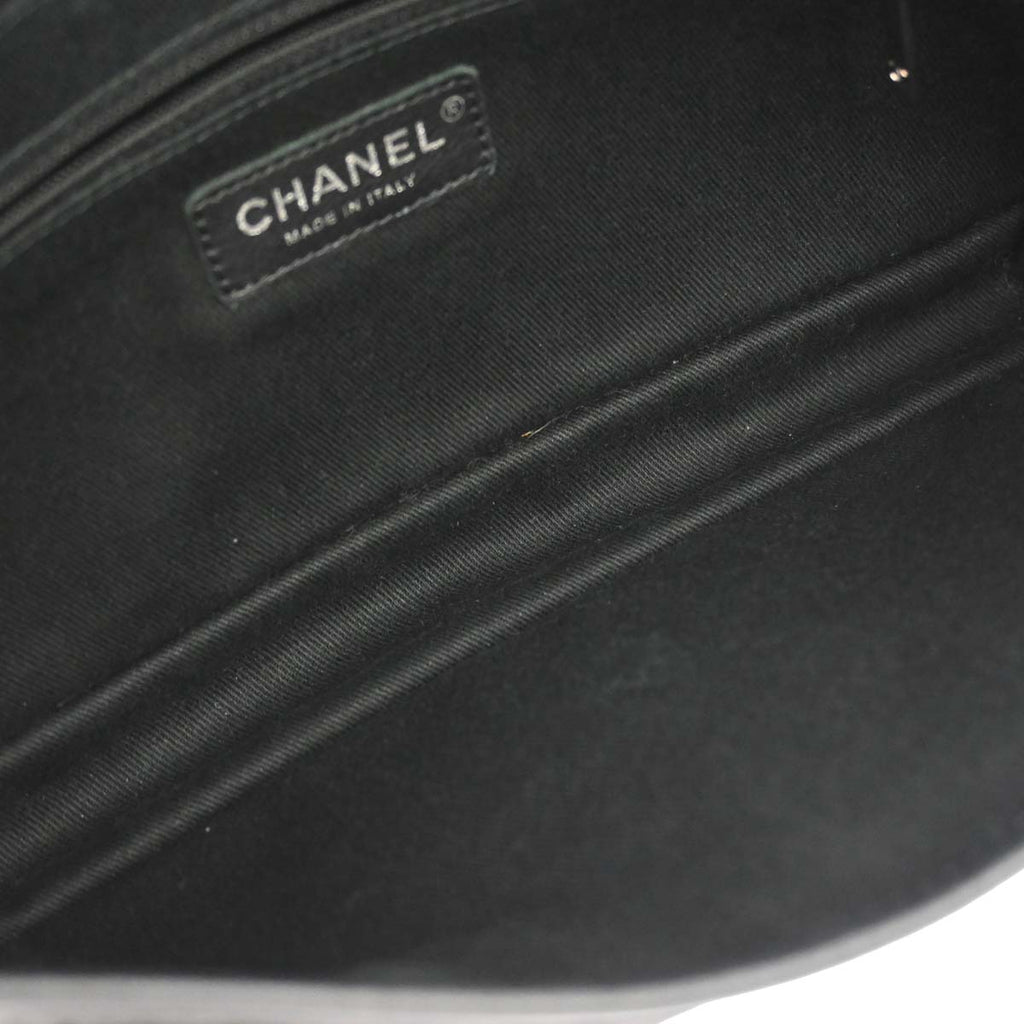 Chanel 2014-2015 Black Perforated Calfskin Up in the Air Shoulder Bag
