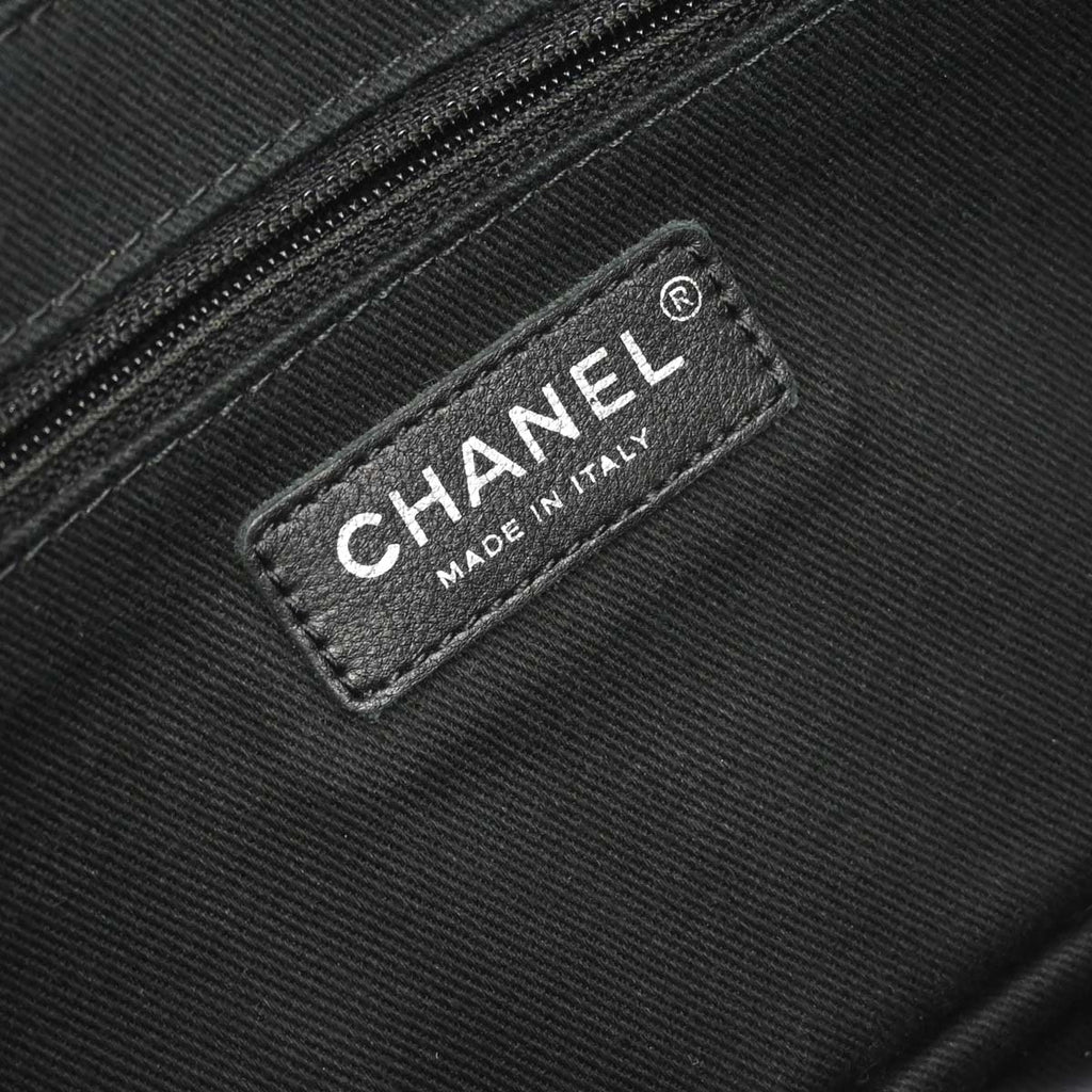 Chanel 2014-2015 Black Perforated Calfskin Up in the Air Shoulder Bag