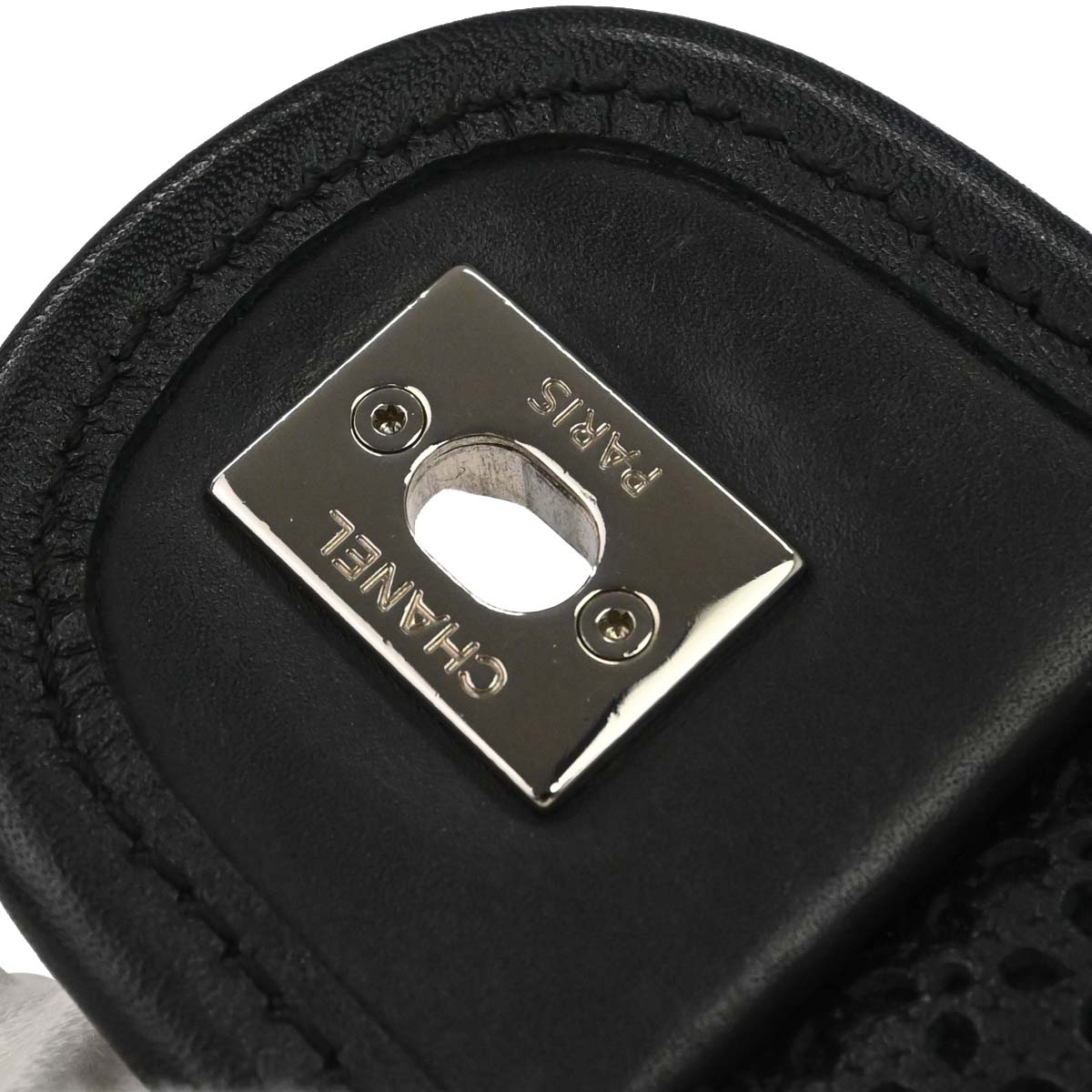 Chanel 2014-2015 Black Perforated Calfskin Up in the Air Shoulder Bag