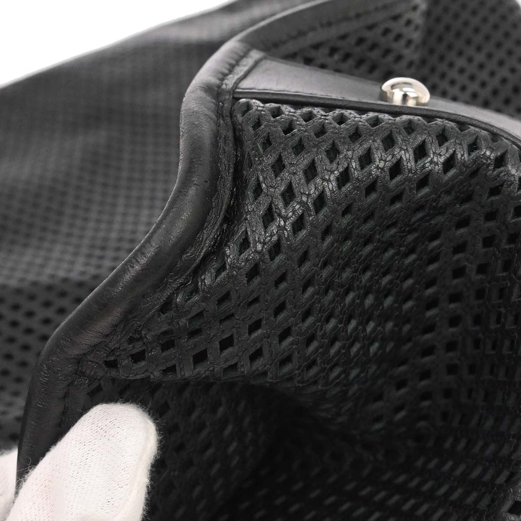 Chanel 2013-2014 Black Perforated Calfskin Up in the Air Tote Shoulder Bag