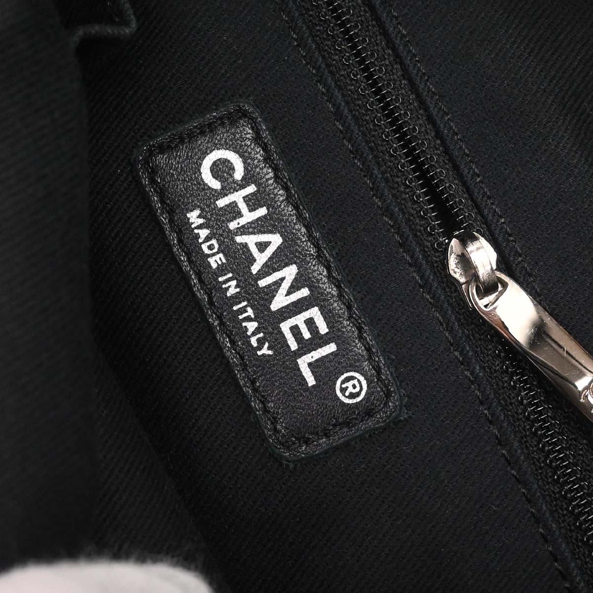 Chanel 2013-2014 Black Perforated Calfskin Up in the Air Tote Shoulder Bag