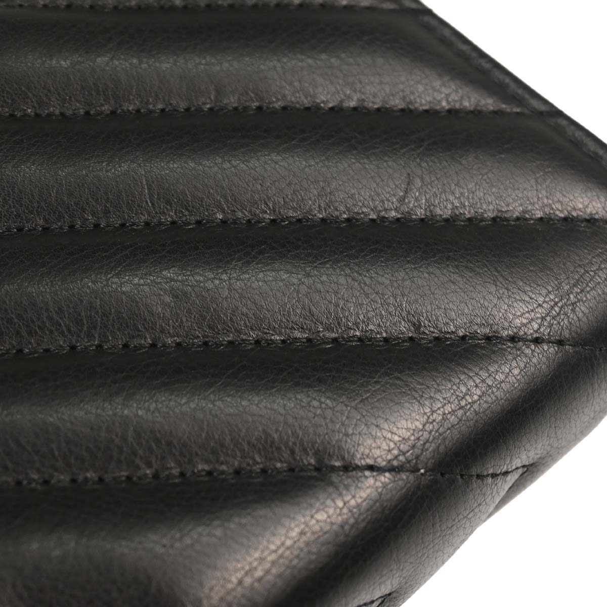 Chanel 2017-2018 Lambskin Chevron Mademoiselle Lock WOC Wallet on Chain Ba